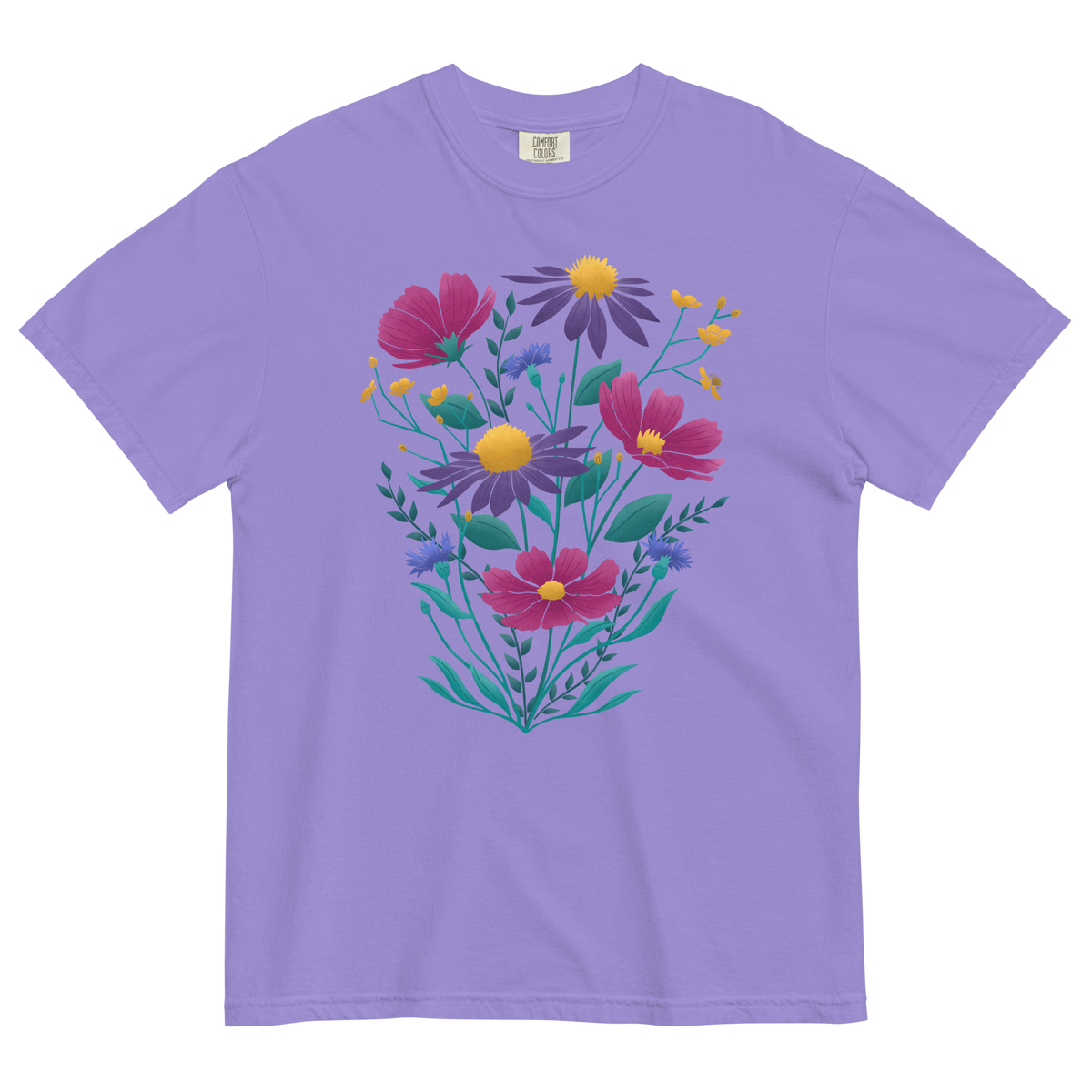 【100size】house on the hill Tシャツ　flower 100size】house on the hill Tシャツ flower