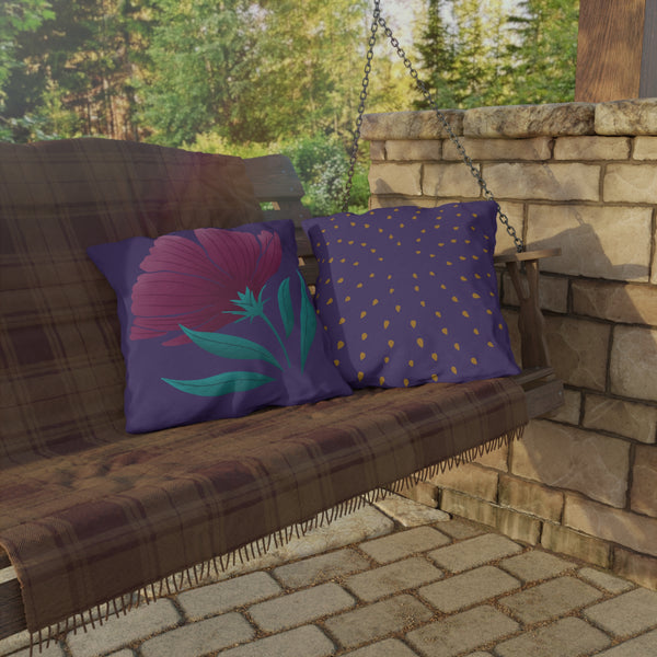 Wildflower Meadow Outdoor Pillow