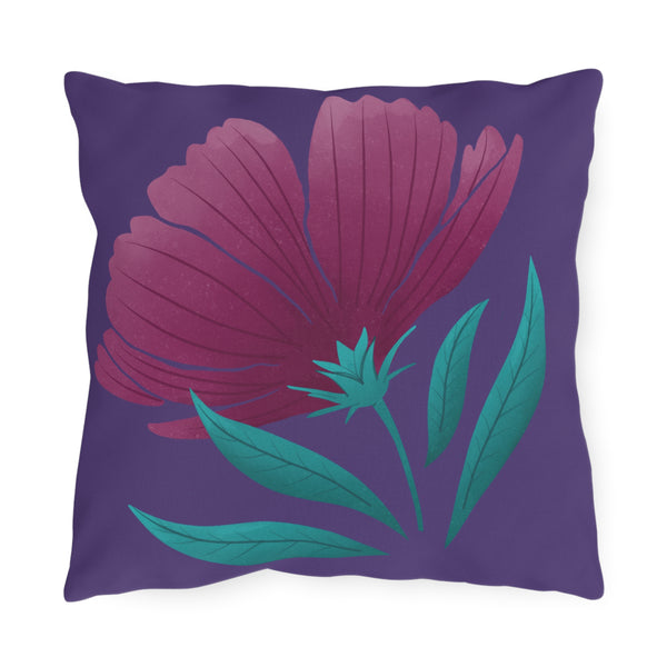Wildflower Garden Outdoor Pillow