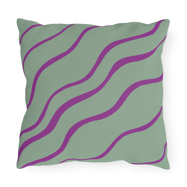 Purple Blossom Outdoor Pillow