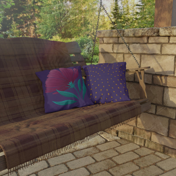 Wildflower Garden Outdoor Pillow