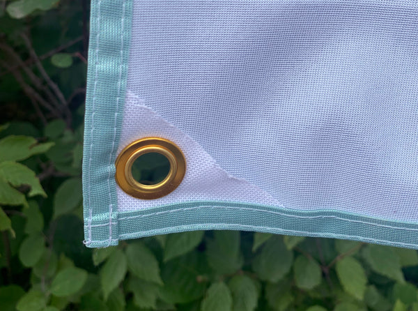 Purple Blossoms Outdoor Flag