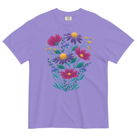 Whimsical Wildflowers Graphic T-Shirt