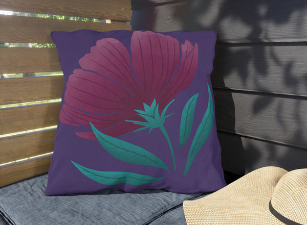 Wildflower Meadow Outdoor Pillow