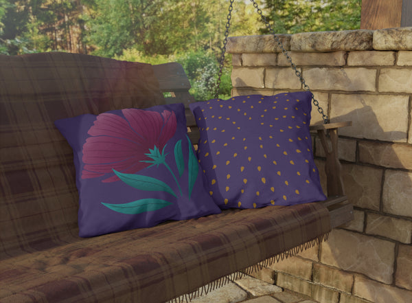 Wildflower Meadow Outdoor Pillow